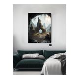 Postermanya (pster20861) Odin'in Gözü Iskandinav Tarzı Kanvas Tablo 21 x 30