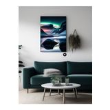 Postermanya (pster20886) Nordik Kış Huzuru Iskandinav Tarzı Kanvas Tablo 40 x 60