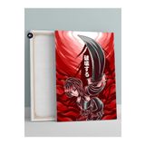 Postermanya (pster21212) Samuray Kız Manga Anime Kanvas Tablo 30 x 40