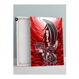 Postermanya (pster21214) Samuray Kız Manga Anime Kanvas Tablo 50 x 70
