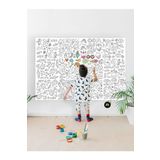 Postermanya (pster21324) Unicorn, Tek Boynuzlu At Eğitici Dev Boyama Kağıdı, Çocuklar Için Aktivite Boyama Rulosu (90x130cm)