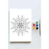 Postermanya (pster21571) Mandala Tuval Kanvas Tablo Boyama Hobi Seti 7 (50x70cm)