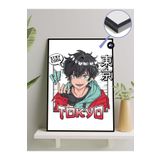 Postermanya (pster361) Stay Cool Tokyo Manga Anime Çerçeveli Tablo - Çerçeveli Poster 21 x 30