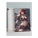 Postermanya (pster432) Kızıl Savaşçı Anime Kızı Manga Anime Kanvas Tablo 30 x 40