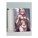 Postermanya (pster474) Devil Savaşçı Anime Kızı Manga Anime Kanvas Tablo 50 x 70