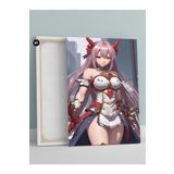 Postermanya (pster479) Devil Savaşçı Anime Kızı Manga Anime Kanvas Tablo 21 x 30