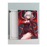 Postermanya (pster508) Şeytan Devil Anime Kızı Manga Anime Kanvas Tablo 50 x 70