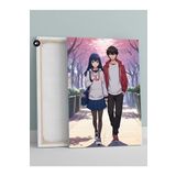 Postermanya (pster569) Romantik Çift Manga Anime Kanvas Tablo 40 x 60