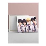 Postermanya (pster673) Arkadaş Grubu Manga Anime Kanvas Tablo 40 x 60