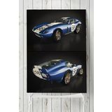 Postermanya (pster8267) Shelby Cobra Daytona Coupe Araba Posteri 2 (60x90cm)
