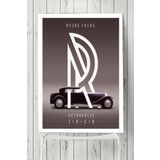 Postermanya (pster9359) Vintage Araba Posteri 3 (30x40cm)