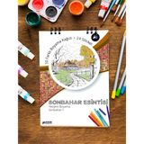 Postermanya Sonbahar Esintisi Yetişkin Boyama Kitabı, Mandala Boyama Kitabı, Boyama Defteri, Boyama Sayfaları
