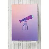 Postermanya Uzay Temalı Çocuk Odası 3 60x90 cm Poster