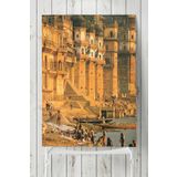 Postermanya Varanasi Kutsal Mekan 80x115 cm Poster