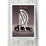 Postermanya Vintage Araba 3 50x70 cm Poster