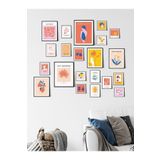 Postifull 21 Parça Poster Seti, Renkli Bohem Poster, Kalın Kuşe Kağıt Tablo Seti, 100Cm*135Cm;100 X 135 Çerçevesiz