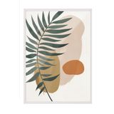 Postifull Abstract Branch Çerçeveli Tablo, Beyaz Çerçeve Ve Poster, Duvar Tablosu Comfort Serisi No:108329;13 X 18 Beyaz Çerçeveli