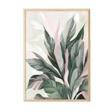 Postifull Acrylic Plant Çerçeveli Tablo, Ahşap Çerçeve Ve Poster, Dikey Duvar Tablosu Comfort Serisi No:108537;10 X 15 Ahşap Çerçeveli