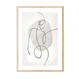 Postifull Ahşap Çerçeveli Tablo, Poster Ve Çerçeve Seti, Artful Lines Comfort Serisi No:108577;30 X 40 Ahşap Çerçeveli