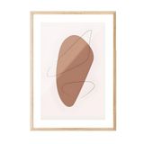Postifull Ahşap Çerçeveli Tablo, Poster Ve Çerçeve Seti, Graphic Shapes And Lines No1 Comfort Serisi No:108585;13 X 18 Ahşap Çerçeveli