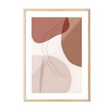 Postifull Ahşap Çerçeveli Tablo, Poster Ve Çerçeve Seti, Graphic Shapes And Lines No2 Comfort Serisi No:108586;33 X 48 Ahşap Çerçeveli