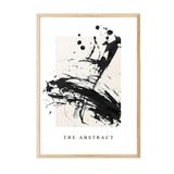 Postifull Ahşap Çerçeveli Tablo, Poster Ve Çerçeve Seti, The Abstract Comfort Serisi No:108572;10 X 15 Ahşap Çerçeveli