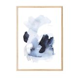 Postifull Ahşap Çerçeveli Tablo, Poster Ve Çerçeve Seti, Watercolor Blues Comfort Serisi No:108574;10 X 15 Ahşap Çerçeveli
