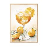 Postifull Aperol Art Çerçeveli Tablo, Ahşap Çerçeve Ve Poster, Dikey Duvar Tablosu Comfort Serisi No:108567;50 X 70 Ahşap Çerçeveli