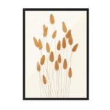 Postifull Aquarelle Reeds Çerçeveli Tablo, Siyah Çerçeve Ve Poster, Duvar Tablosu Comfort Serisi No:108529;10 X 15 Siyah Çerçeveli