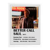 Postifull Better Call Saul - Çerçevesiz Poster - Duvar Dekoru - Dizi Ve Film Afiş Posterleri - Kuşe Kağıt;21 X 30 Gri - 13