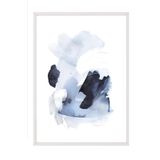 Postifull Beyaz Çerçeveli Tablo, Poster Ve Çerçeve Seti, Watercolor Blues Comfort Serisi No:108574;70 X 100 Beyaz Çerçeveli