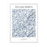 Postifull Beyaz Çerçeveli Tablo, Poster Ve Çerçeve Seti, William Morris - Willow Bough Comfort Serisi No:10857;13 X 18 Beyaz Çerçeveli