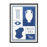 Postifull Blue Era Çerçeveli Tablo, Siyah Çerçeve Ve Poster, Dikey Duvar Tablosu Comfort Serisi No:108482;50 X 70 Siyah Çerçeveli