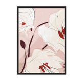 Postifull Bold Blossom Çerçeveli Tablo, Siyah Çerçeve Ve Poster, Dikey Duvar Tablosu Comfort Serisi No:108571;33 X 48 Siyah Çerçeveli
