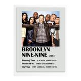 Postifull Brooklyn Nine-Nine - Çerçevesiz Poster - Duvar Dekoru - Dizi Ve Film Afiş Posterleri - Kuşe Kağıt;33 X 48 Gri - 10