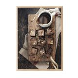 Postifull Brownies Çerçeveli Tablo, Ahşap Çerçeve Ve Poster, Dikey Duvar Tablosu Comfort Serisi No:108402;13 X 18 Ahşap Çerçeveli