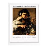 Postifull Caravaggio Duvar Posteri - Duvar Dekoru - Sanat Serisi Posterleri - Kalın Kuşe Kağıt - Çerçevesiz;21 X 30 Gri - 2