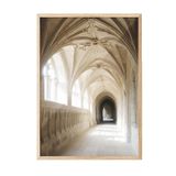 Postifull Castle Corridor Çerçeveli Tablo, Ahşap Çerçeve Ve Poster, Duvar Tablosu Comfort Serisi No:108286;21 X 30 Ahşap Çerçeveli