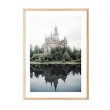 Postifull Castle Of Magic Çerçeveli Tablo, Ahşap Çerçeve Ve Poster, Duvar Tablosu Comfort Serisi No:108298;13 X 18 Ahşap Çerçeveli