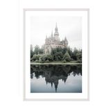 Postifull Castle Of Magic Çerçeveli Tablo, Beyaz Çerçeve Ve Poster, Duvar Tablosu Comfort Serisi No:108298;10 X 15 Beyaz Çerçeveli
