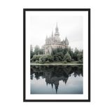 Postifull Castle Of Magic Çerçeveli Tablo, Siyah Çerçeve Ve Poster, Duvar Tablosu Comfort Serisi No:108298;13 X 18 Siyah Çerçeveli