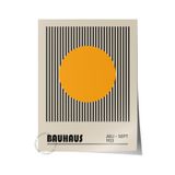 Postifull Çerçevesiz Poster, Bauhaus Serisi, Bej Duvar Posteri, Duvar Dekoru, Hd Baskı, Kalın Arşivsel Sanat K;50 X 70 Renkli - 25