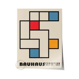 Postifull Çerçevesiz Poster, Bauhaus Serisi, Bej Duvar Posteri, Duvar Dekoru, Hd Baskı, Kalın Arşivsel Sanat K;70 X 100 Renkli - 12
