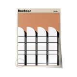 Postifull Çerçevesiz Poster, Bauhaus Serisi, Kahverengi Duvar Posteri, Duvar Dekoru, Hd Baskı, Kalın Arşivsel;50 X 70 Renkli - 9
