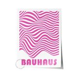 Postifull Çerçevesiz Poster, Bauhaus Serisi, Pembe Duvar Posteri, Duvar Dekoru, Hd Baskı, Kalın Arşivsel Sanat;70 X 100 Renkli - 18