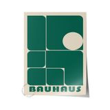 Postifull Çerçevesiz Poster, Bauhaus Serisi, Soft Yeşil Duvar Posteri, Duvar Dekoru, Hd Baskı, Kalın Arşivsel;70 X 100 Renkli - 11