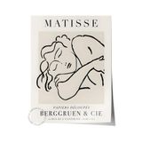 Postifull Çerçevesiz Poster, Illüstrasyon Çizim Poster - Henri Matisse Pastel, Duvar Posteri, Hd Baskı, Kalın;50 X 70 Renkli - 15