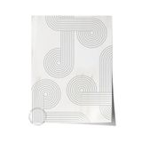 Postifull Çerçevesiz Poster Soyut İskandinav Serisi, İskandinav Tablo, Duvar Posteri, Hd Baskı, Kalın Arşivsel;70 X 100 Renkli - 10
