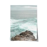 Postifull Çerçevesiz Poster, Yaz Temalı Tablo No:173, Dalgalı Deniz Ve Kayalar Fotoğrafı, Beyaz Poster, Dikey;50 X 70 Renkli - 8