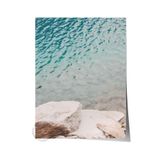 Postifull Çerçevesiz Poster, Yaz Temalı Tablo No:177, Su Üstünde Dalgalar Fotoğrafı, Mavi Poster, Dikey;33 X 48 Renkli - 11